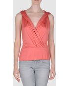 Diane von Furstenberg Top - Lyst