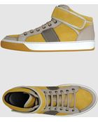 Lanvin High Top Sneakers - Lyst