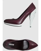 Miu Miu Platform Pumps - Lyst