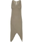 Willow Asymmetric Silk-crepe Dress - Lyst