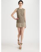 Dolce & Gabbana Tweed and Lace Dress - Lyst