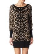 Alice By Temperley Animal Print Knitted Tunic - Lyst