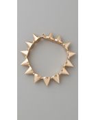 CC Skye Mercy Gold Spike Bracelet - Lyst