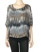 Fifteen-twenty Kimono Blouse - Lyst