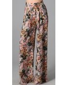 Elizabeth And James Jake Floral Printed Trouser - Lyst