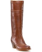 Frye Jane Tall Leather Boots - Lyst