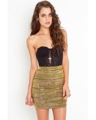 Nasty Gal Metal Mania Skirt - Lyst