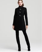 Via Spiga Toggle Front Coat - Lyst