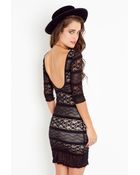 Nasty Gal Laced Scoop Dress - Lyst