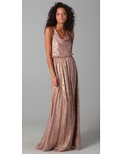 The Addison Story Silk Chiffon Maxi Dress - Lyst