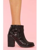 Nasty Gal Jay Moto Boot - Lyst