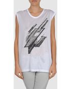 Balenciaga Sleeveless T-shirt - Lyst