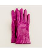 J.Crew Cashmere-lined Leather Gloves - Lyst
