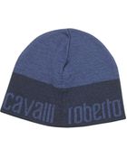 Roberto Cavalli Signature Brim Wool Hat - Lyst