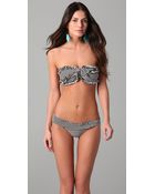 Thayer Ruffle Bandeau Bikini - Lyst