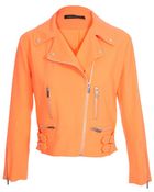 Christopher Kane Crepe Wool Biker Jacket - Lyst