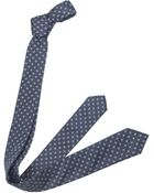Dior Narrow Bee Logo Silk Tie - Lyst