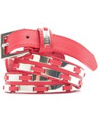 Mango Stud Detail Belt - Lyst