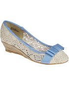 ModCloth Romantic Message Wedge - Lyst