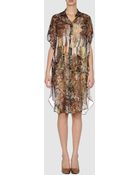 Paul Smith 3/4 Length Dress - Lyst