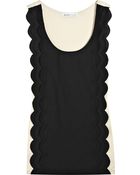 See By Chloé Embroidered Jersey Tank - Lyst