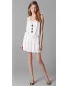 Alice + Olivia Felipa Draped Mini Dress - Lyst