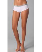 Calvin Klein Metallic Chrome Hipster Briefs - Lyst