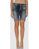 Miss Sixty Denim Bermudas - Lyst