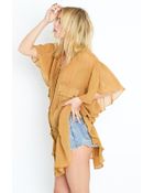 Nasty Gal Day Tripper Cape Dress - Lyst