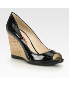 Prada Wedge Sandals - Lyst