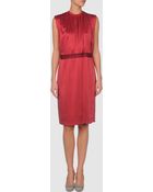 Lanvin Short Dress - Lyst