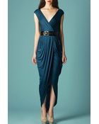 Doo. Ri Long V-neck Dress - Lyst
