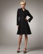 Kate Spade Patrice Long-Sleeve Coat - Lyst