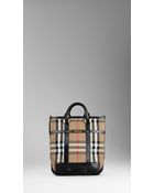 Burberry Medium House Check Tote - Lyst