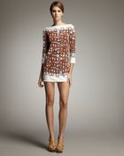 Diane von Furstenberg Ruri Chain-print Silk Dress - Lyst