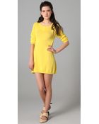 Girl. By Band Of Outsiders Crew Neck Sweater Dress - Lyst