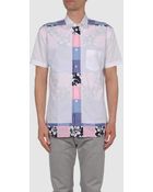Comme Des Garçons Shirt Short Sleeve Shirts - Lyst
