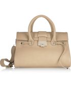 Jimmy Choo Rosalie Textured-leather Tote - Lyst