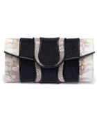 Khirma Eliazov Lindsay Python/stingray Clutch - Lyst