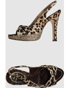 Rene Caovilla Platform Sandals - Lyst