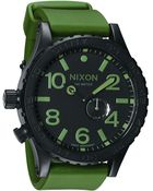 Nixon The 51-30 Pu Mens Rubber Band Watch - Lyst