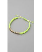 Shashi Neon Nugget Bracelet - Lyst