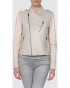 American Retro Leather Outerwear - Lyst