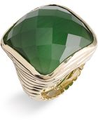Ariella Collection Faceted Square Ring - Lyst