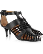 Givenchy Huarache-inspired Leather and Suede Sandals - Lyst