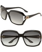 Gucci Oversized Square Sunglasses - Lyst
