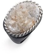 Liz Larios Jewelry Oval Drusy Ring - Lyst