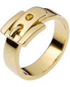 Michael Kors Buckle Ring, Golden - Lyst
