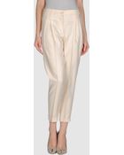Moschino 34length Trousers - Lyst