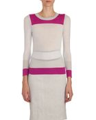 Narciso Rodriguez Colorblock Sweater - Lyst